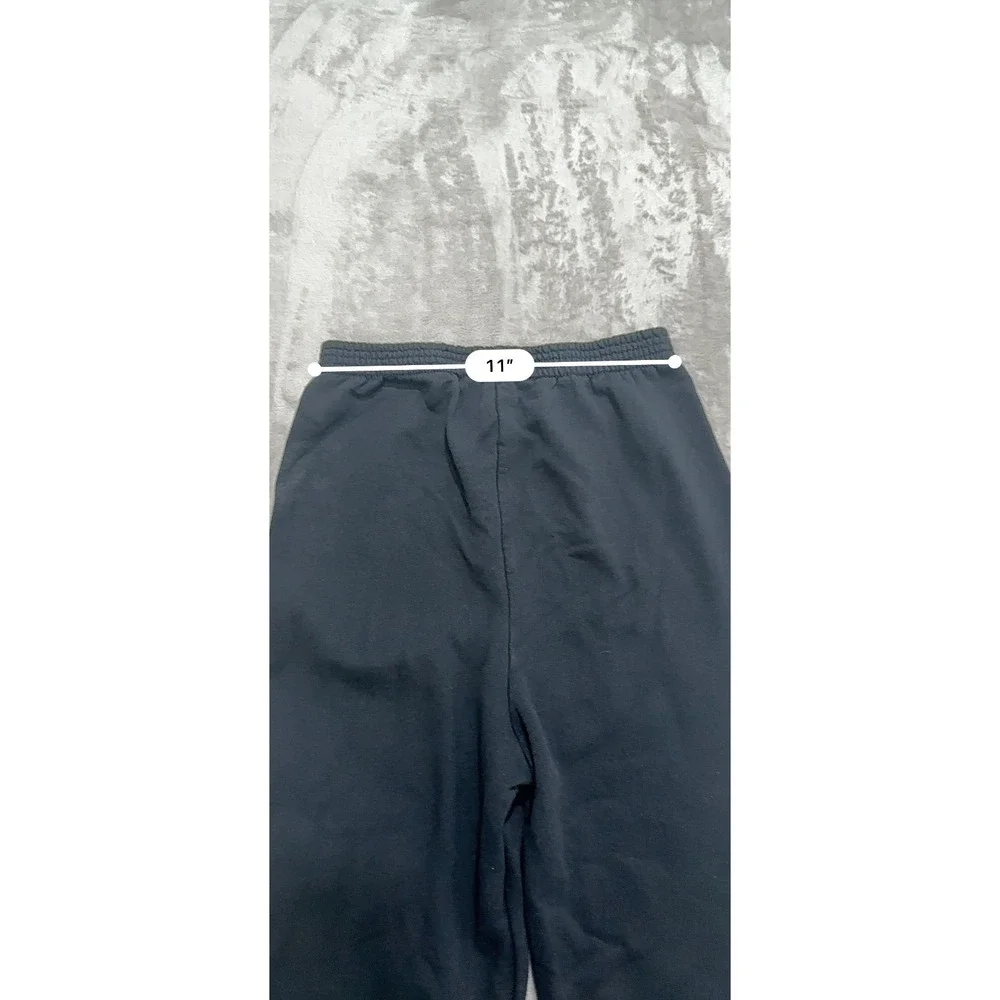 Nike Joggers Boys Size L Black Tapered Fit Cotton Blend Athletic Sweatpants EUC